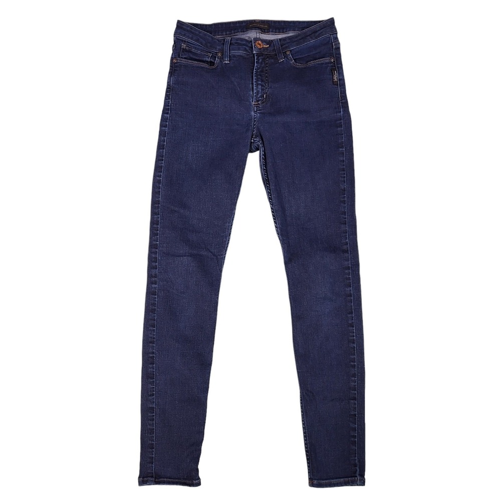 SIlver Jeans Womens 28x28 Mazy Skinny Blue Dark Wash Stretch Denim